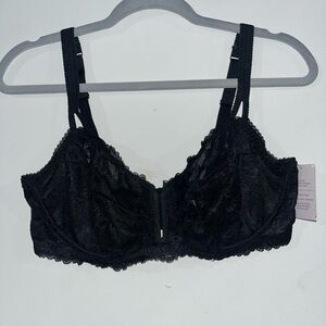 NWT Auden Black Lace Underwire Bra